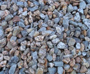 Blue Rock Landscape Materials pyrite gravel