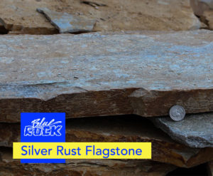 bluerock silver rust flagstone