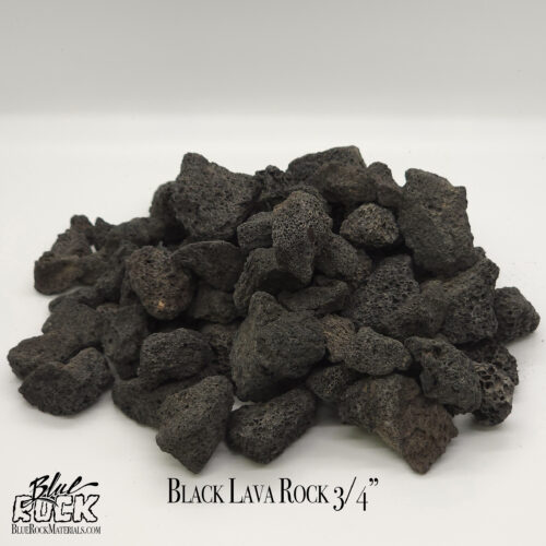 Black Lava Rock .75 Inch Pic 5